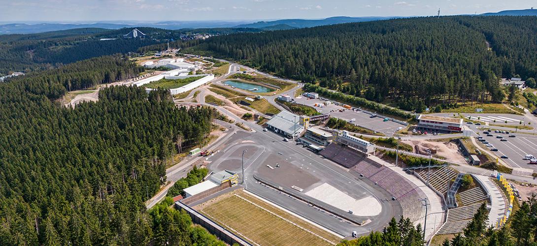LOTTO Thüringen ARENA am Rennsteig - Luftaufnahme